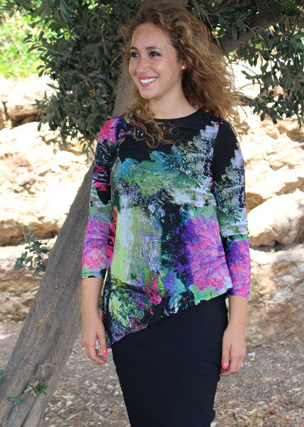 Diagonal Slash Top