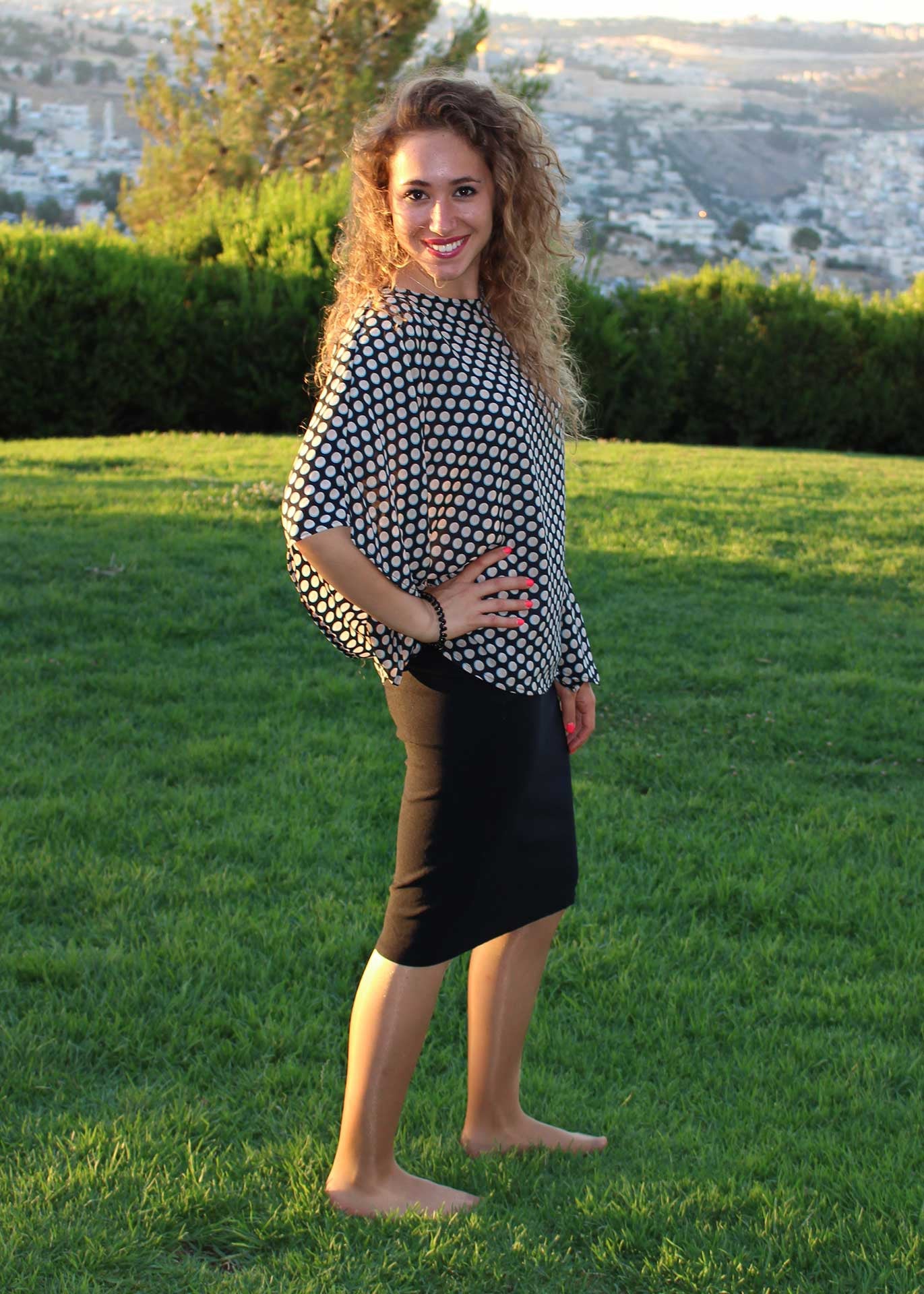The Waterfall Sleeve Top