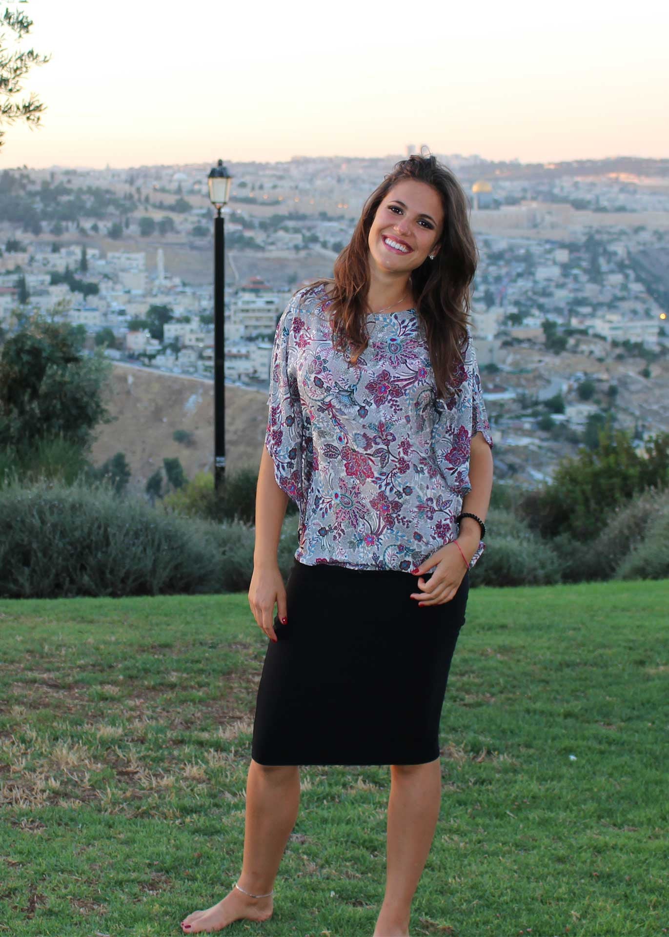 The Waterfall Sleeve Top